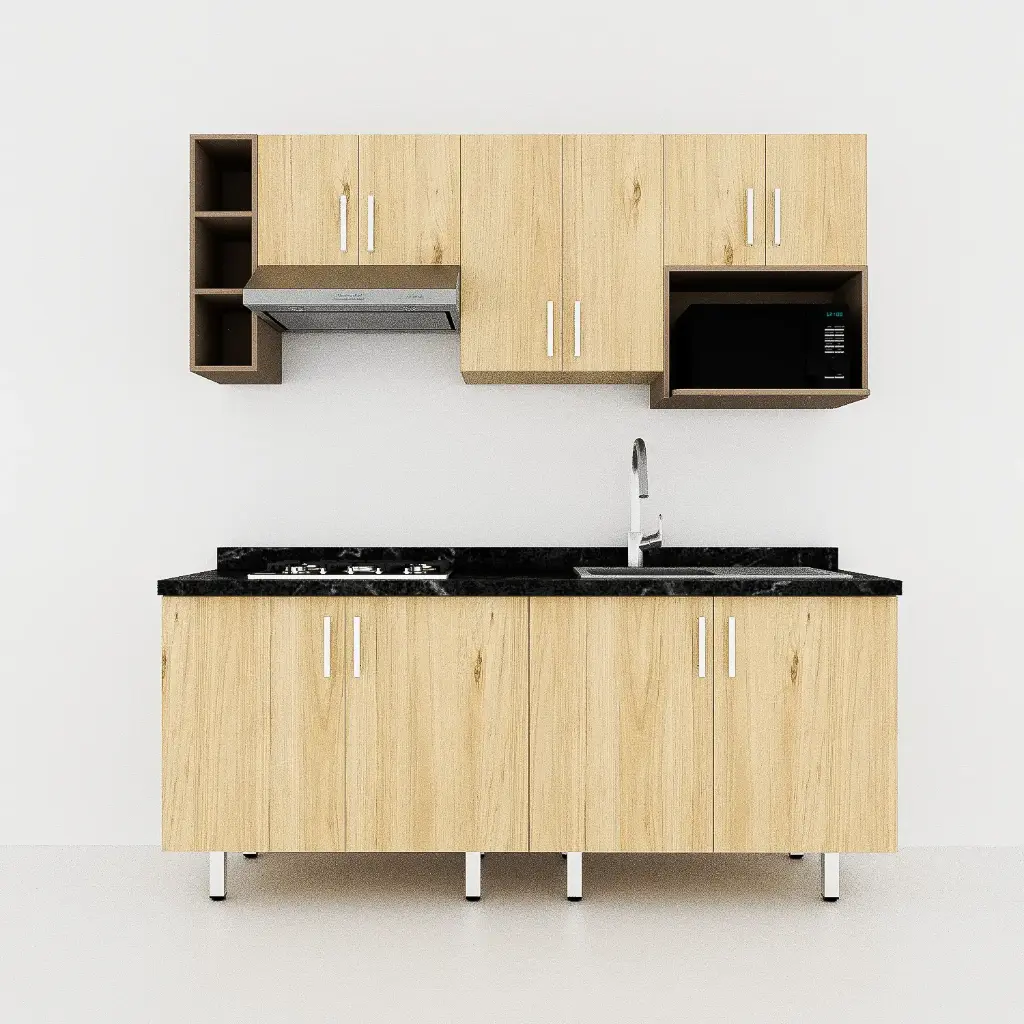 COCINA MILÁN CON PARRILLA IZQUIERDA