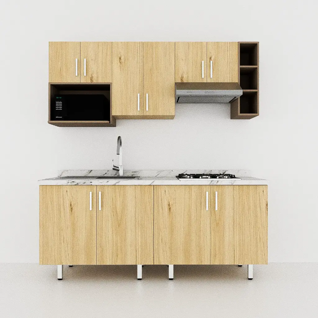 COCINA MILÁN CON PARRILLA DERECHA