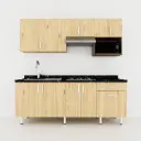 COCINA NÁPOLES CON PARRILLA IZQUIERDA 