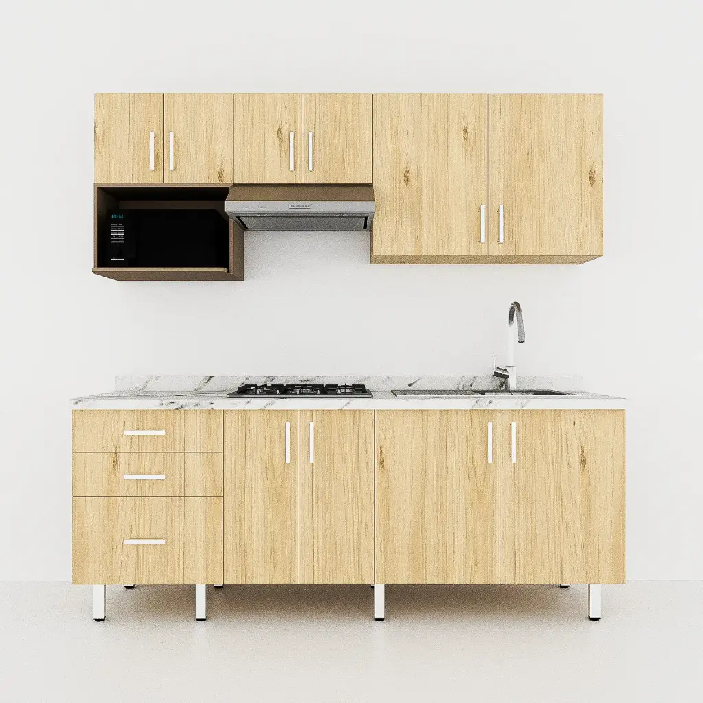 COCINA NÁPOLES CON PARRILLA DERECHA