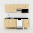 COCINA NÁPOLES CON ESTUFA 20" IZQUIERDA