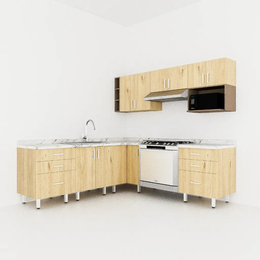 COCINA GÉNOVA ESTUFA 30" DERECHA