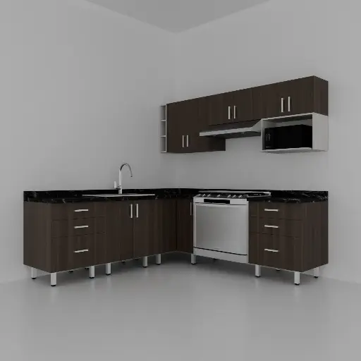 COCINA ROMA ESTUFA (2400X2400) DERECHA